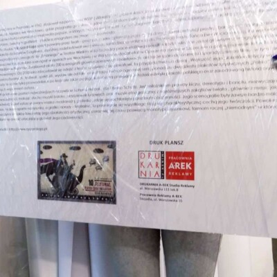 druk plansz tablica informacyjna z tworzywa