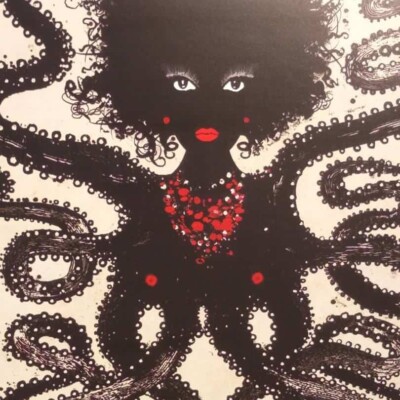 druk reprodukcji plakatu wystawa Mińsk Kaja Ryszard