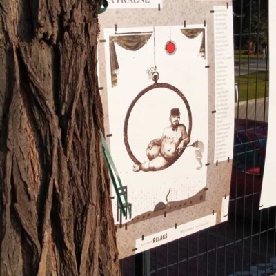 reprodukcja plakatu R Kaja druk na tworzywie