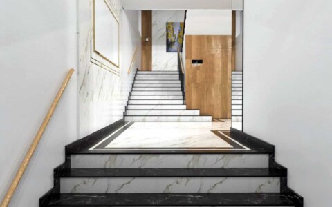 wizualizacja tabliczki przy drzwiach projekt do budynku