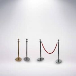 wystawiennicze targowe imprezowe słupki odgradzające