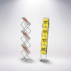 wystawowe stojaki na ulotki systemy rozkładane