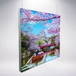 świetlne reklamowe kasetony tekstylne wewnętrzne