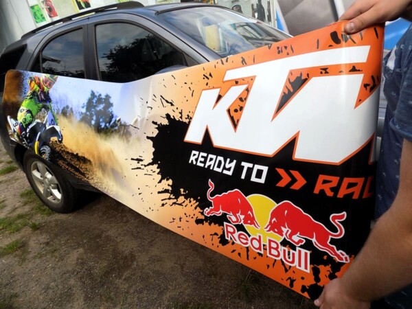 Reklama magnetyczna naklejka 010 magnesy reklamowe