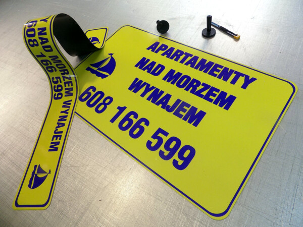 Reklama magnetyczna naklejka 029 magnesy reklamowe