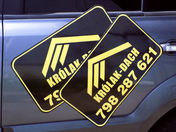 Reklama magnetyczna naklejka 030 magnesy reklamowe