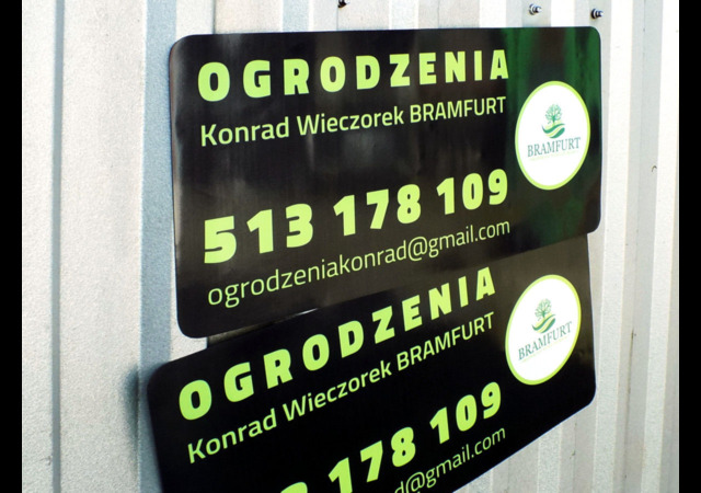 Reklama magnetyczna naklejka 034 magnesy reklamowe
