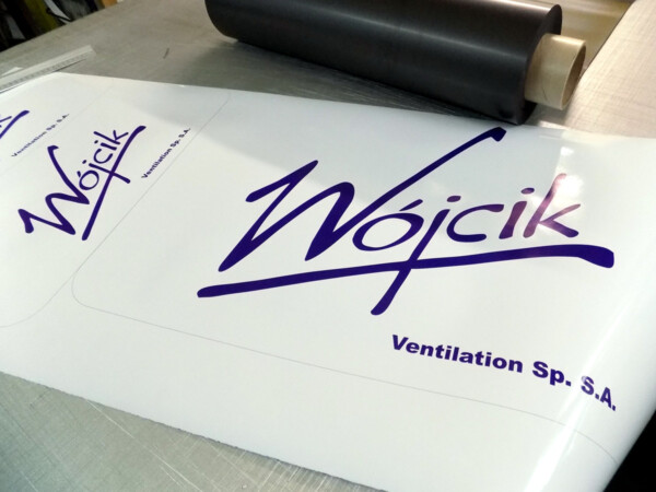 Reklama magnetyczna naklejka 048 magnesy reklamowe