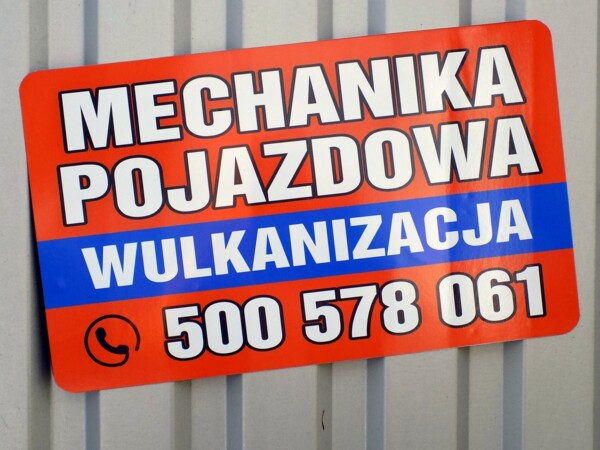 Reklama magnetyczna naklejka 055 magnesy reklamowe