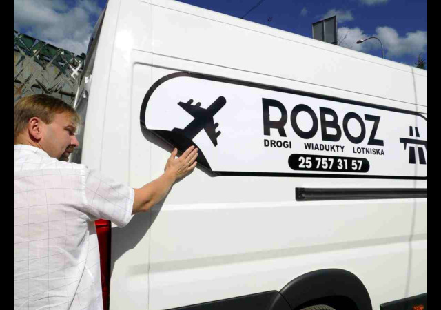 Reklama magnetyczna naklejka 057 magnesy reklamowe