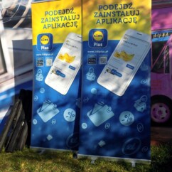 roll`upy reklama przenośna rozkładana