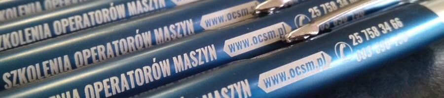 Długopisy z nadrukiem firmowym Drukowanie reklamy i grafiki. Nadruki na długopisach i gadżetach reklamowych.