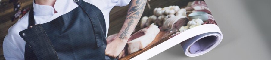 Druk na folii samoprzylepnej wydruk grafiki na rolce