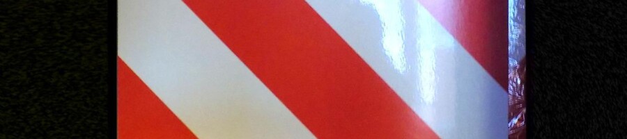 Druk naklejki odblaskowej drukowanie naklejek ostrzegawczych