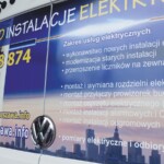 Druk reklamy naklejka firmowa na samochód