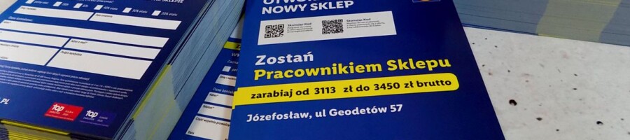 Druk ulotek reklamowych poligrafia