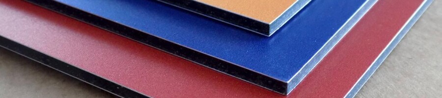 Drukowanie na aluminiowej płycie warstwowej Dibond