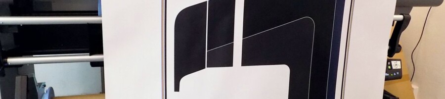 Drukowanie naklejki na przyczepkę