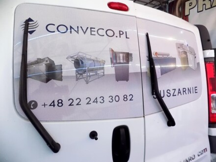 Drukowanie reklamy na samochód naklejka na szyby samochodu