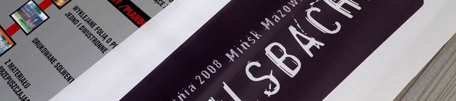 Flaga transparent pionowy baner poliestrowy z nadrukiem