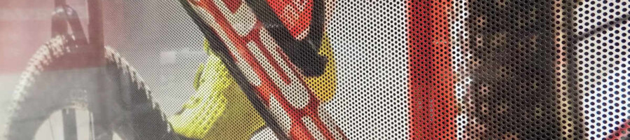 Folia dziurkowana drukowana z grafiką