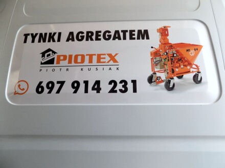 Naklejka reklamowa na samochód oklejanie auta