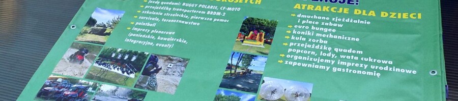 Produkcja banerów reklamowych druk reklamy