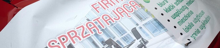 Projekt druk naklejenie reklamy na samochód reklama na szyby