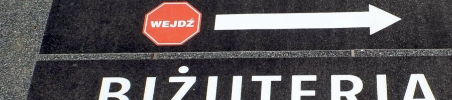 Reklama na chodnik asfalt naklejki antypoślizgowe