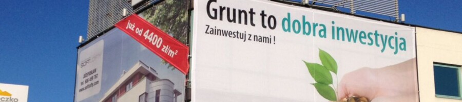 Drukowanie banerów reklamowych. Reklama wielkoformatowa. Druk reklamy wizualnej