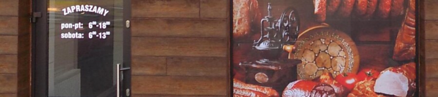 Reklama witryny grafika reklamowa drukowana na folii dziurkowanej