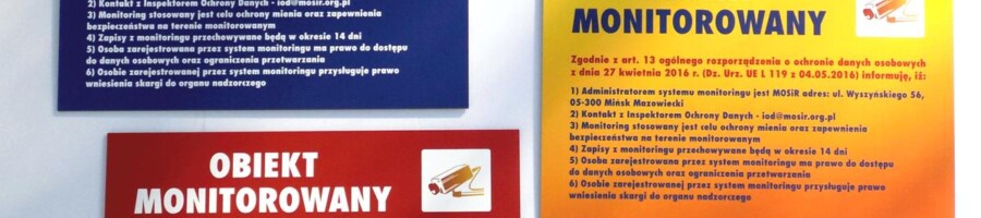 Tabliczki z Dibondu drukowane bezpośrednio ploterem UV