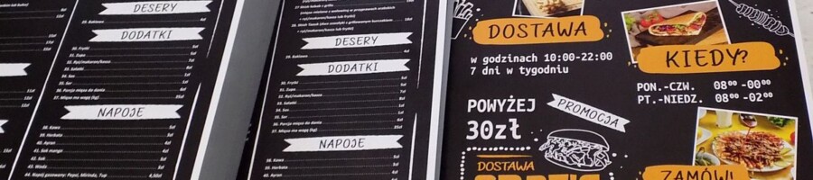 Ulotki dwustronne projekt druk ulotek