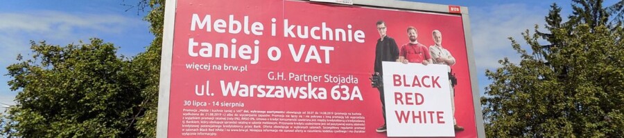 billboardy druk plakatów wyklejanie