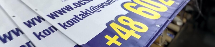Druk banerów reklamowych, produkcja reklamy – banery firmowe.