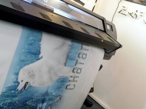 druk reklamy na folii samochodowej grafika ozdobna