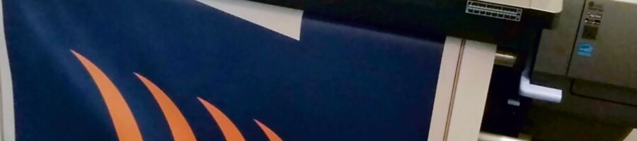 Drukowanie banera reklamowego – logo firmy