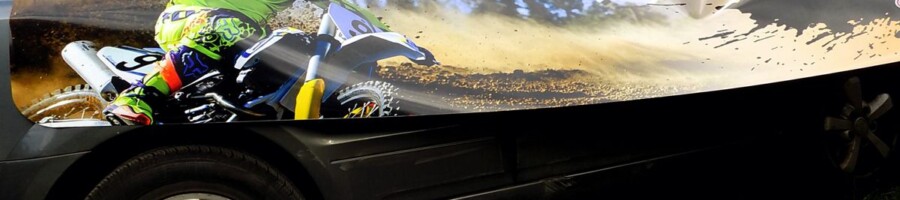 duży magnes reklamowy magnetyczna folia z nadrukiem