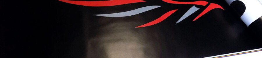 nadruk doublestrike podwójny na folii do podświetlenia