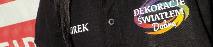 odzież z nadrukiem firmowym koszulki polo