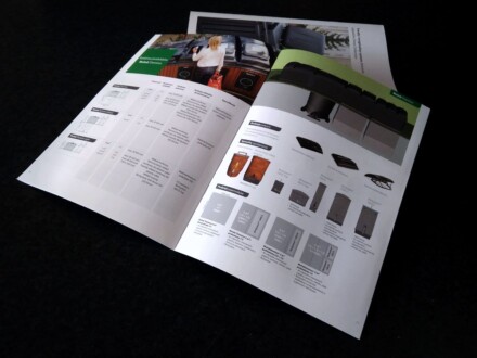 projektowanie skład drukowanie folderów prospektów reklamowych