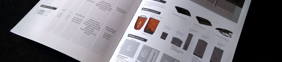 projektowanie skład drukowanie folderów prospektów reklamowych
