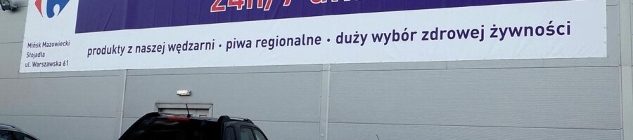 reklama druk reklamowych banerów wielkoformatowych