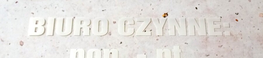 tabliczka druk uv partner front