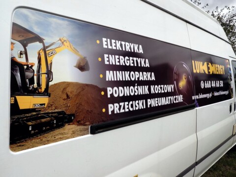 Reklama firmy - oznakowanie taboru samochodowego | Naklejka na samochód reklama firmy na auto