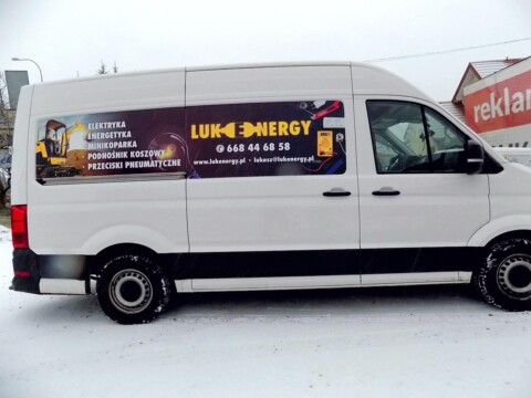 Rekalama na samochód dostawczy | Oklejanie floty samochodów firmowych reklama