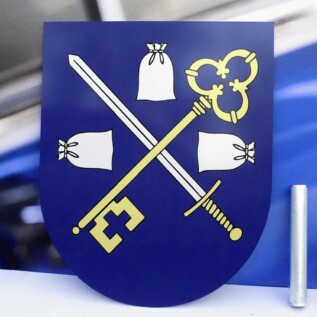 godło herb gminy wykonanie godła tablica | tablica z Dibondu