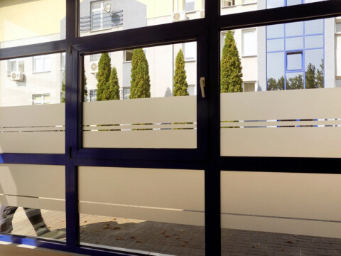 oklejanie okna szyby folia mrożona Mińsk Mazowiecki