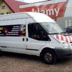 oklejanie samochodu dostawczego reklama naklejki - reklamy mińsk mazowiecki