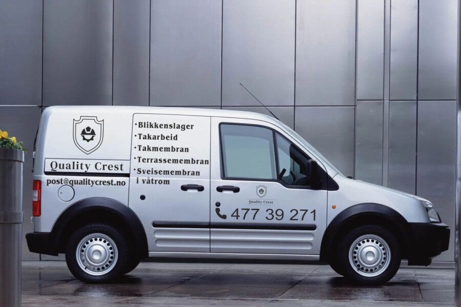 reklama do naklejenia na samochód za granicą | Reklama polskiego rzemiosła w Norwegii — usługi